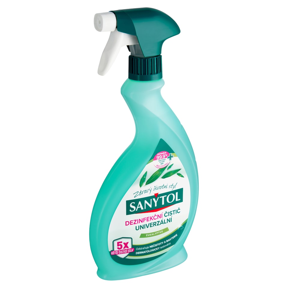 obrázok 1 z Sanytol Dezinfekčný čistič univerzálny eukalyptus pure 500 ml
