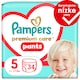 image 1 of Pampers Premium Care plienkové nohavičky veľkosť 5, 34 plienok, 11kg-17kg