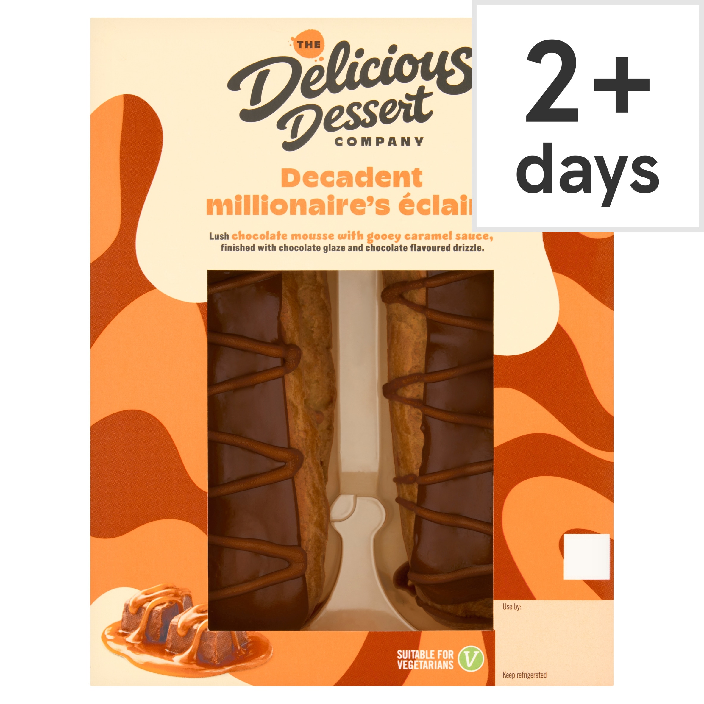 The Delicious Dessert Company 2 Millionaire Eclairs