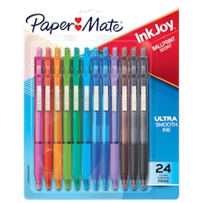 Papermate Inkjoy Retractable Assorted 24pck 