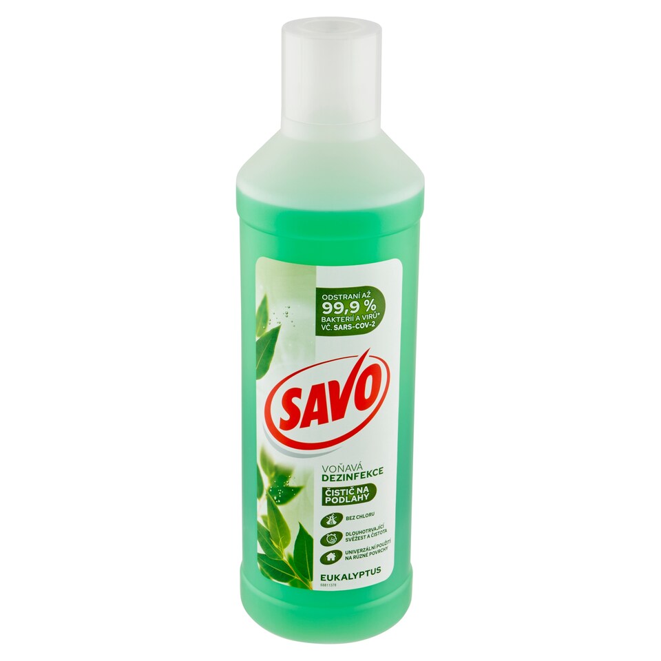 Obrázek 1 pro produkt Savo Bez chloru Na podlahy Eukalyptus 1000ml