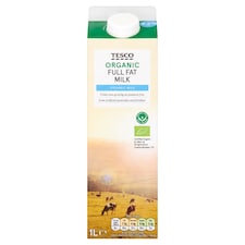 Tesco Fresh Organic Milk 1L