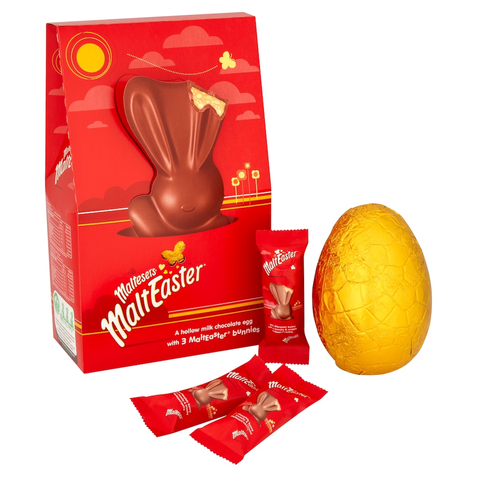 image 1 of Malteaster Bunny Luxury Easter Egg And Chocolate 265G