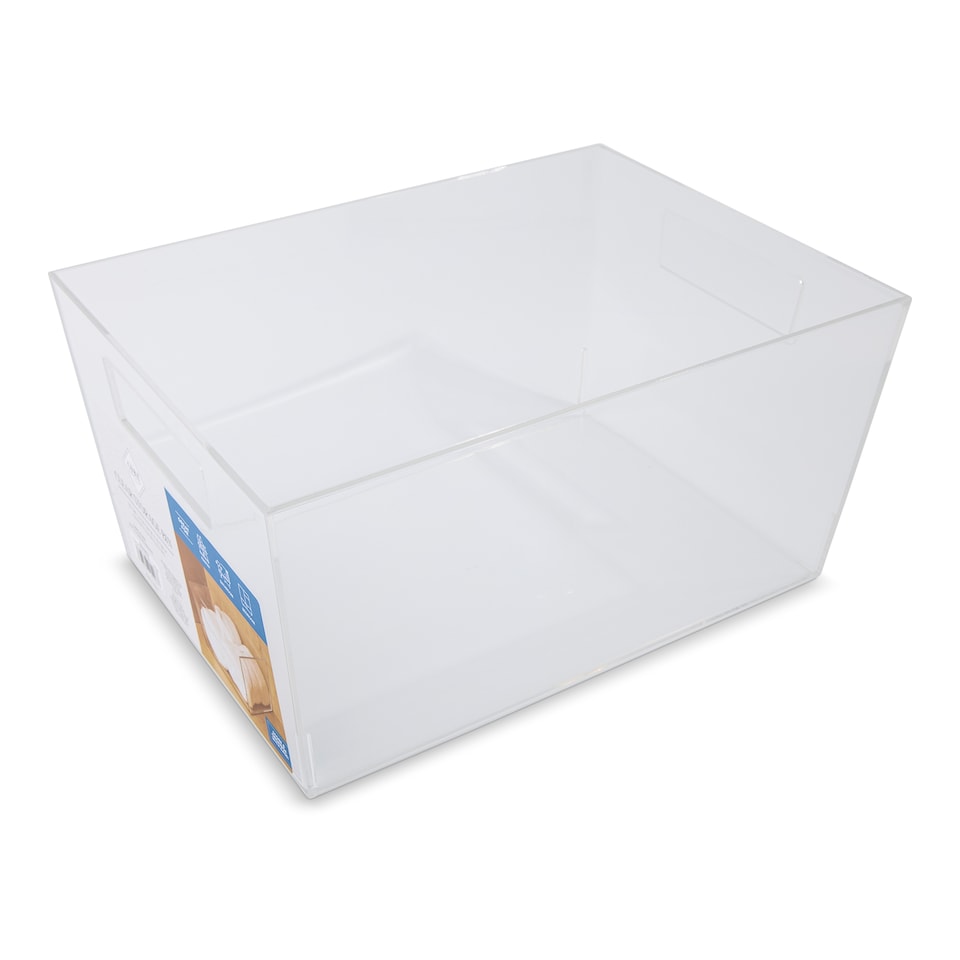 image 1 of Core Supply Clear Storage Bin Large