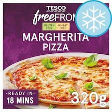 TESCO FREE FROM MARGHERITA PIZZA 320g