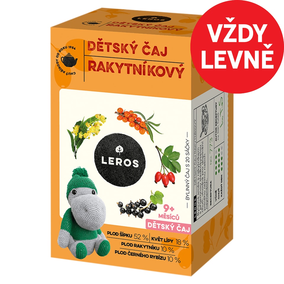 Leros Children's Seabuckthorn Tea 20 x 2g (40g)