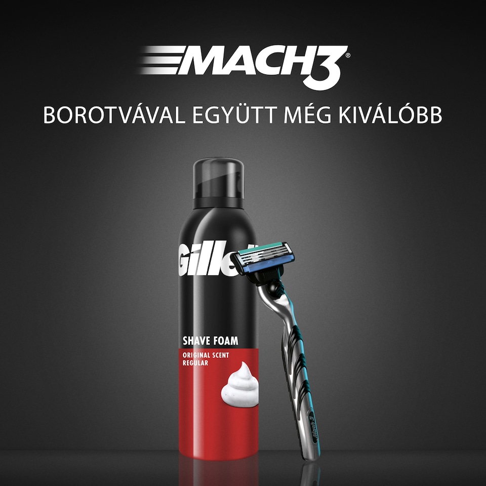 image 1 of Gillette Classic Borotvahab Original Illattal, Gyors És Egyszerű Borotválkozás, 200ml