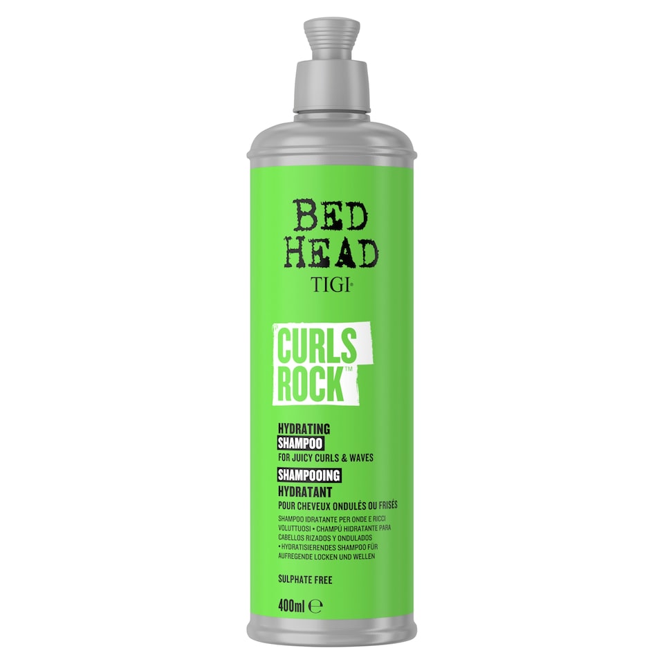 image 1 of Bed Head by TIGI Curls Rock Hydrating Shampoo 400ml