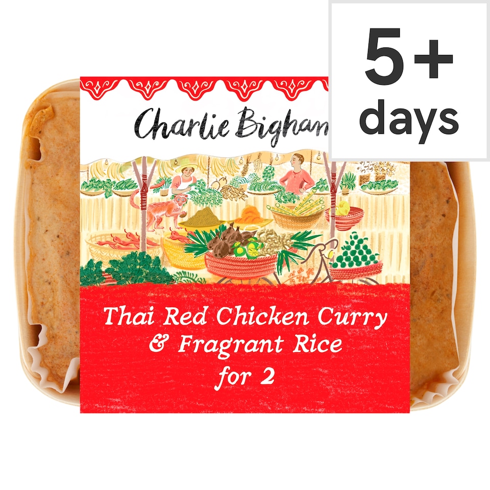 image 1 of Charlie Bigham's Thai Red Chicken Curry & Rice 835G