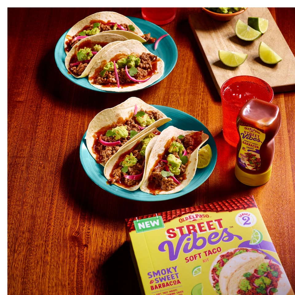 image 1 of Old El Paso Soft Taco Street Vibes Barbacoa Meal Kit 255G