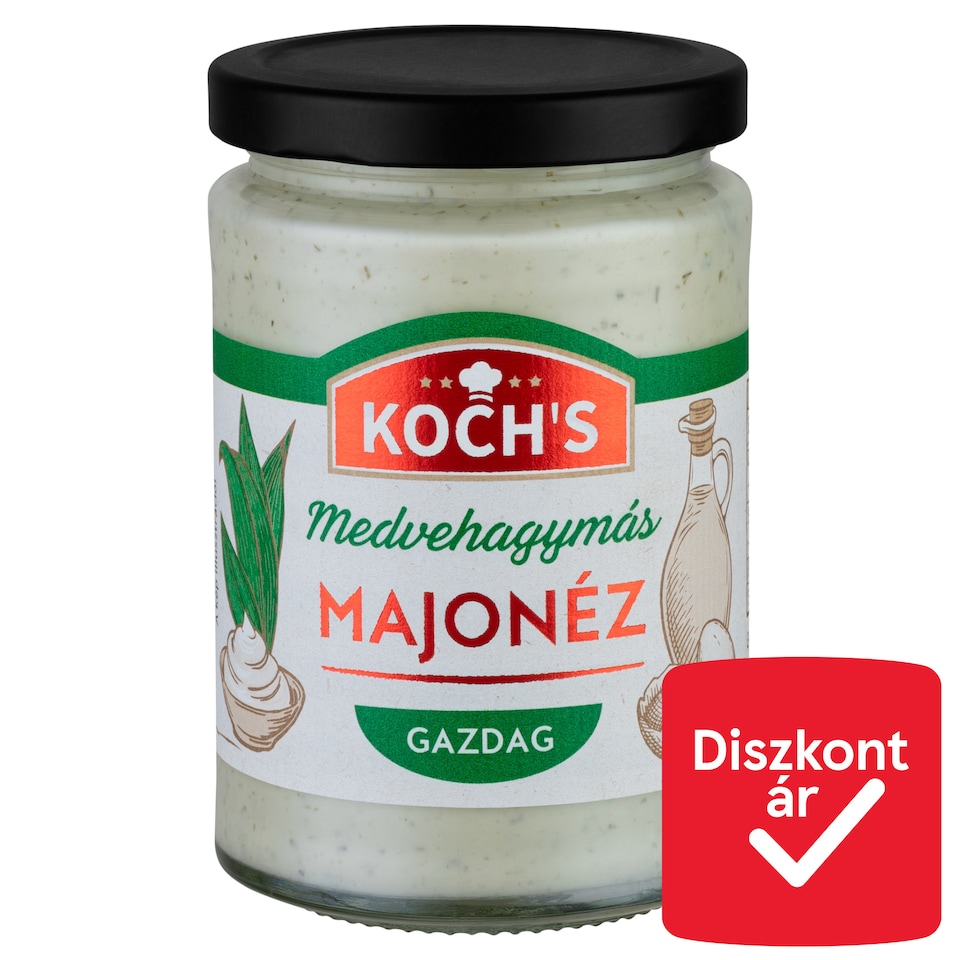 KOCH'S Medvehagymás majonéz 310 g