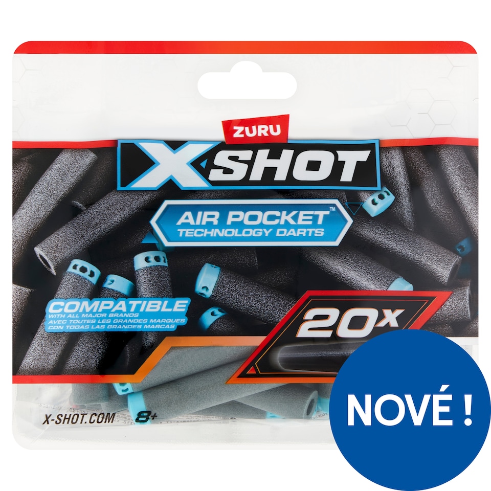 Zuru X-Shot Air Pocket Technology šipky 20 ks