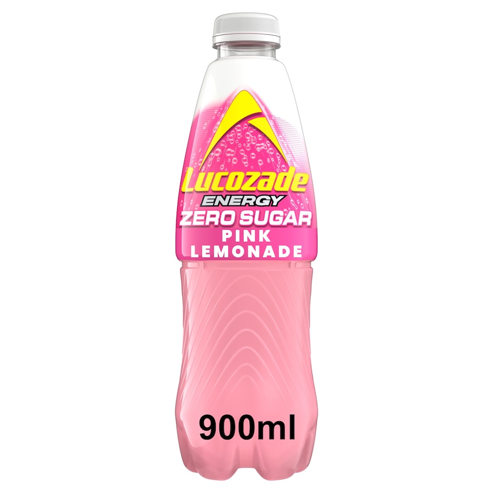 image 1 of Lucozade Zero Sugar Pink Lemonade 900Ml