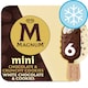 image 1 of MAGNUM MINI CHOCOLATE WHITE CHOCOLATE COOKIE ICE CREAM STICKS 6X55ML