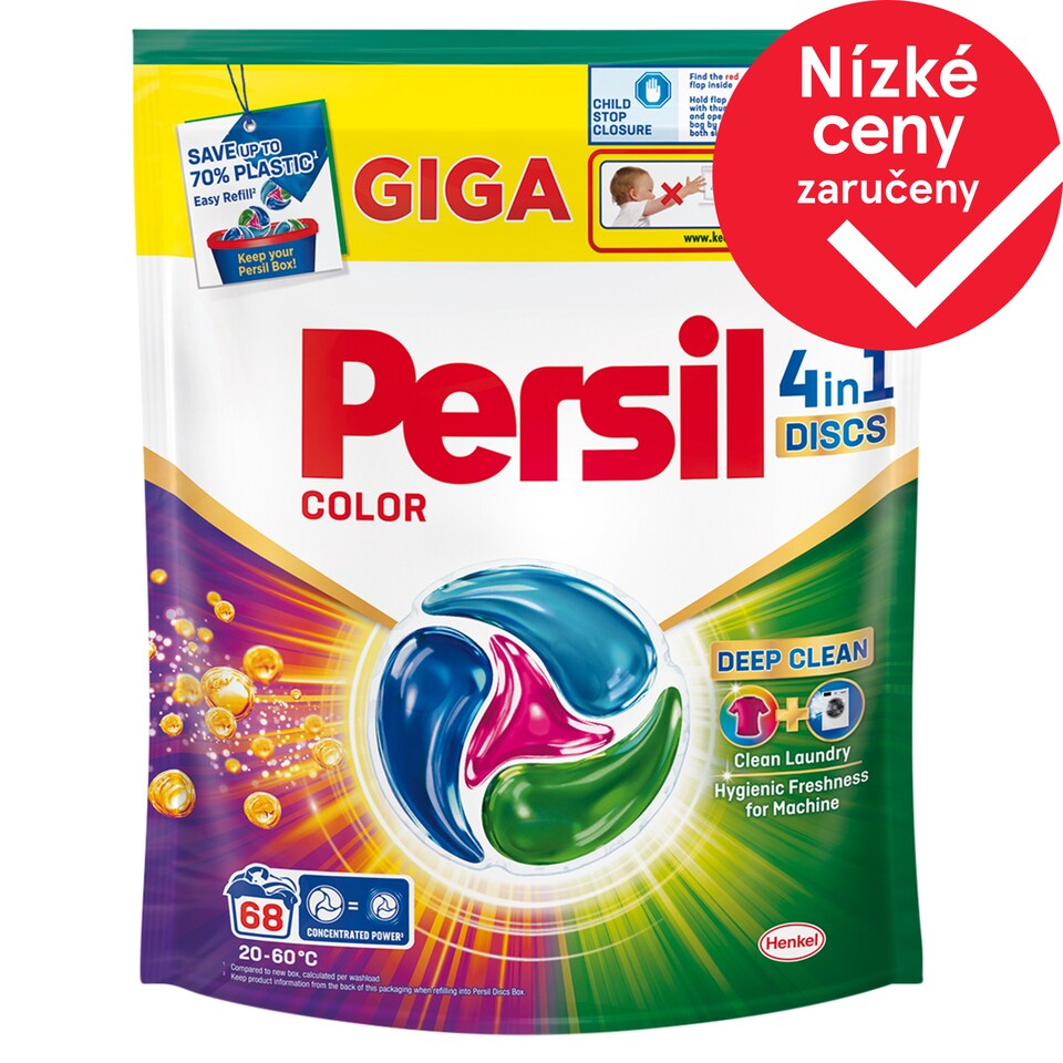 Obrázek 1 pro produkt Persil prací kapsle Discs 4v1 Color 68 praní
