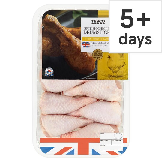 Tesco British Chicken Drumsticks 1Kg Tesco Groceries