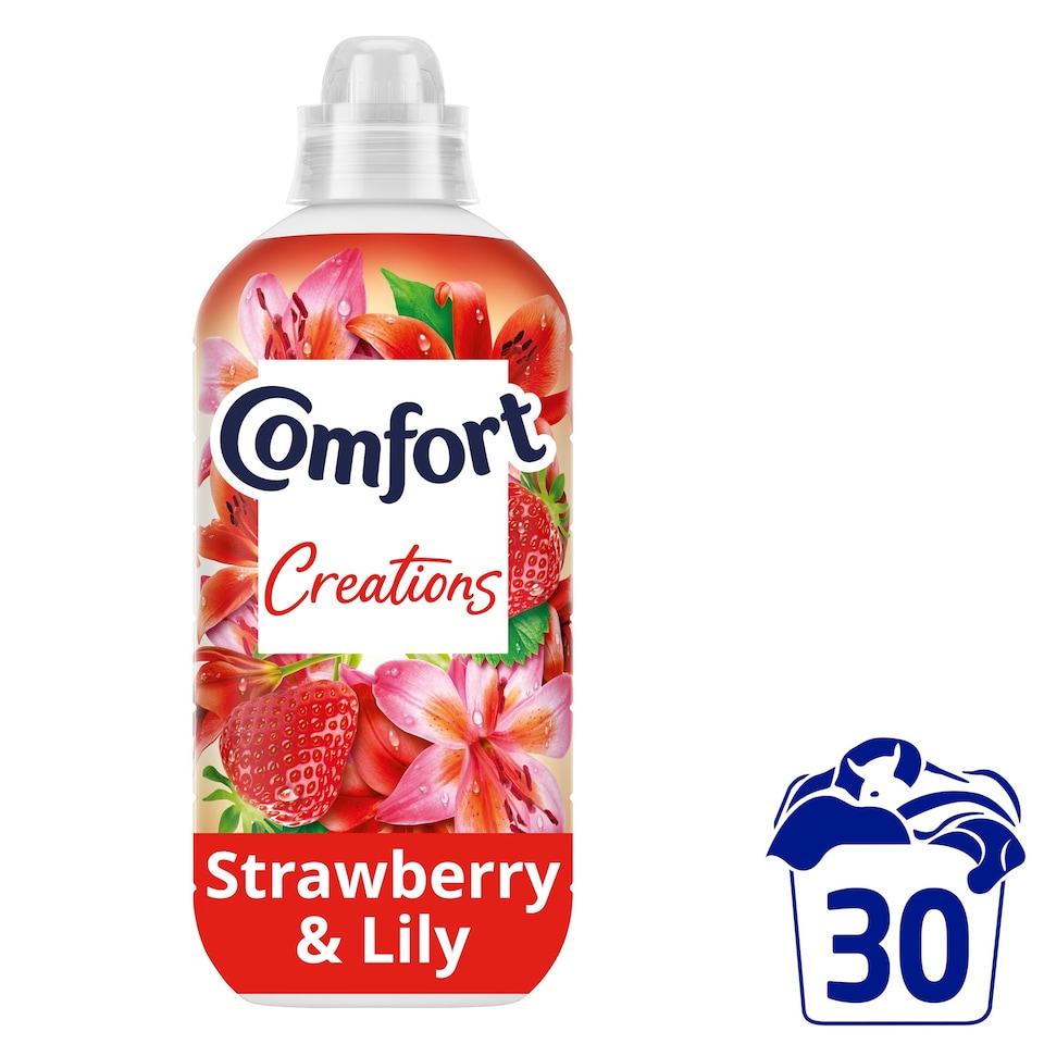image 1 of Comfort Creations Fabric Conditioner Strawberry And Lily 30W 900Ml