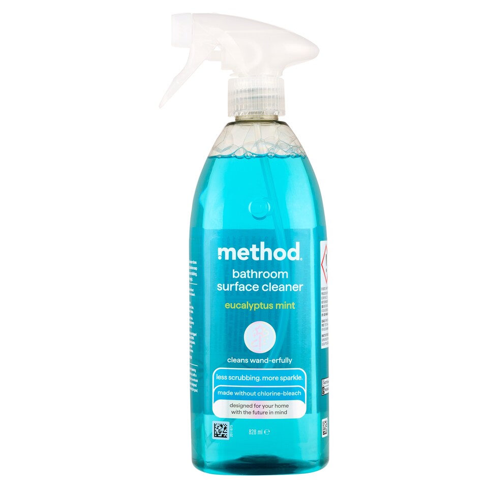 image 1 of Method Bathroom Surface Cleaner with Eucalyptus Mint Scent 828 ml