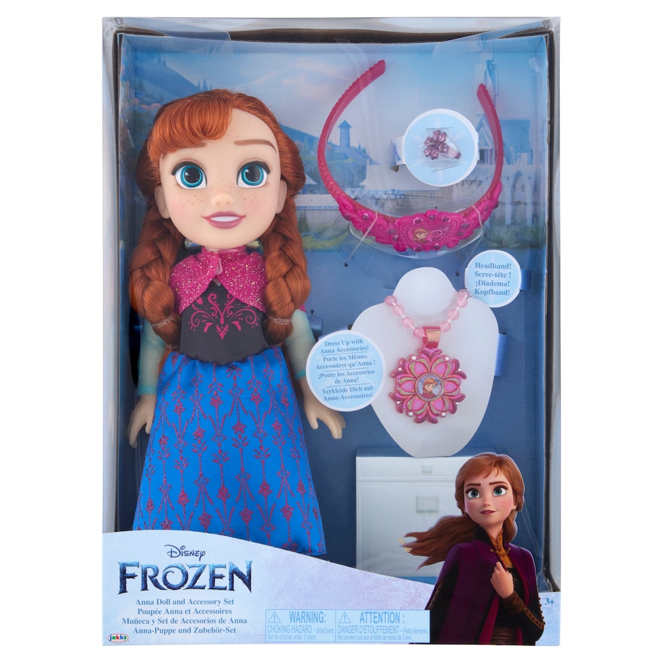Jakks Pacific Disney Frozen Anna Doll and Accessory Set