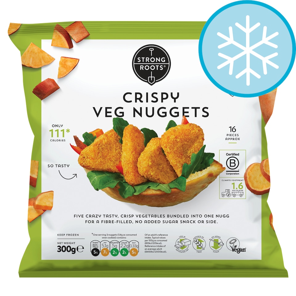 Strong Roots Crispy Veg. Nuggets 300G