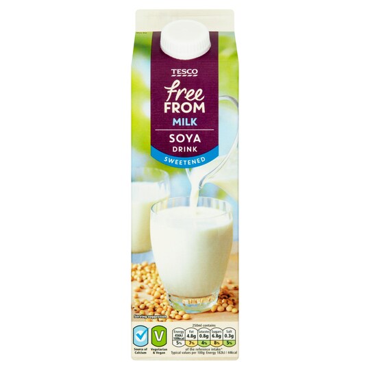 Tesco Free From Sweetened Soya 1L