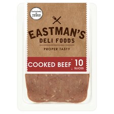 Eastman's Cooked Beef Slices 125G