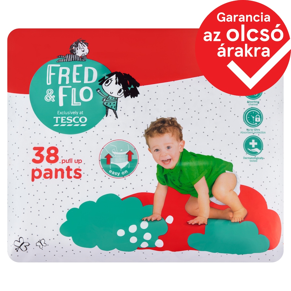 Fred & Flo bugyipelenka Junior 5 11-18 kg 38 pcs 1. kép
