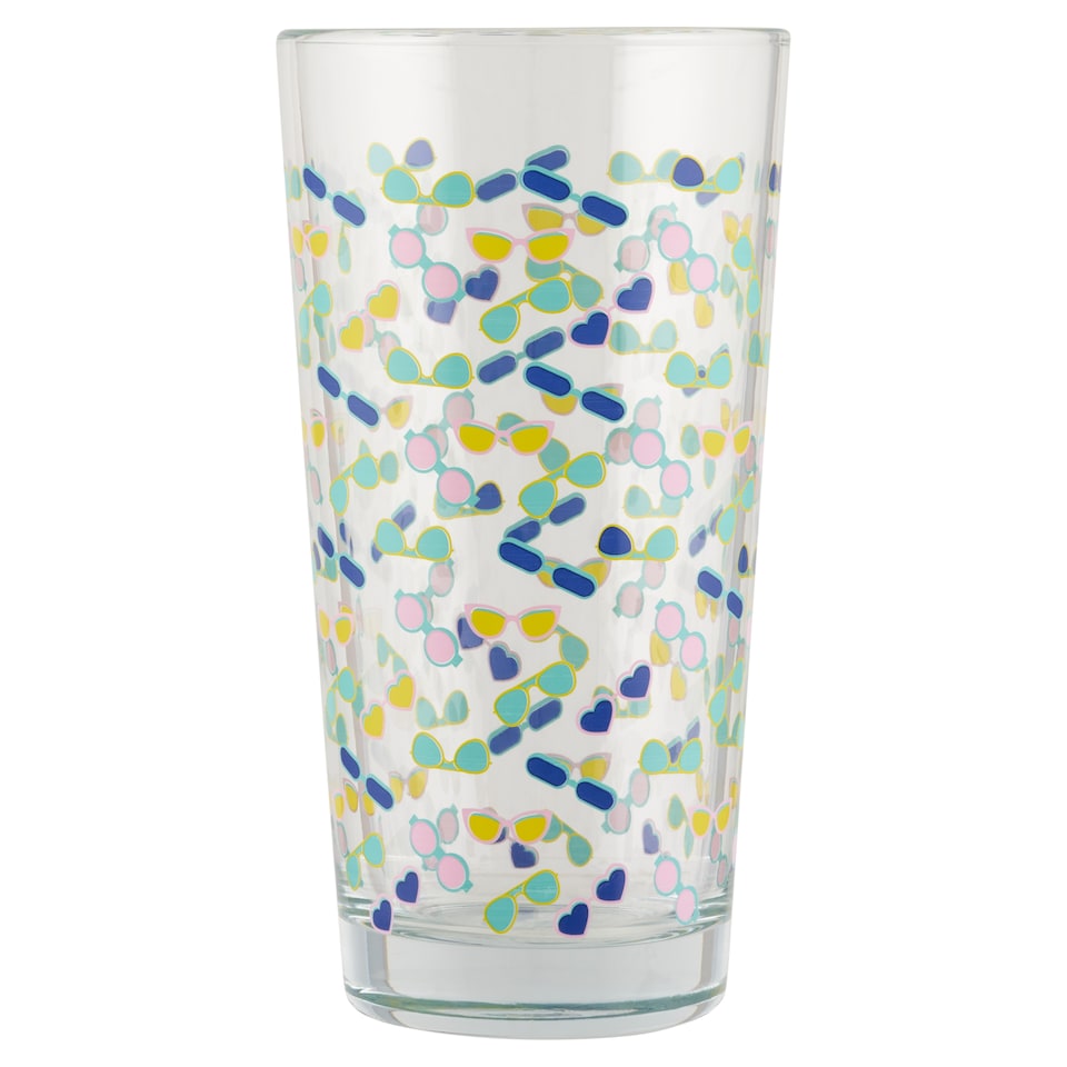 Sklenice se vzorem slunečních brýlí 370 ml