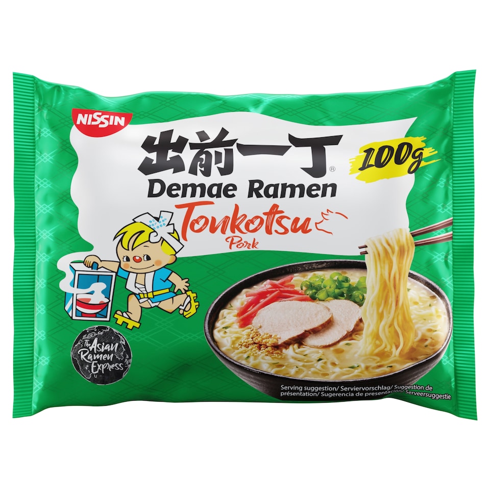 Nissin Demae Ramen Tonkotsu Noodles 100G