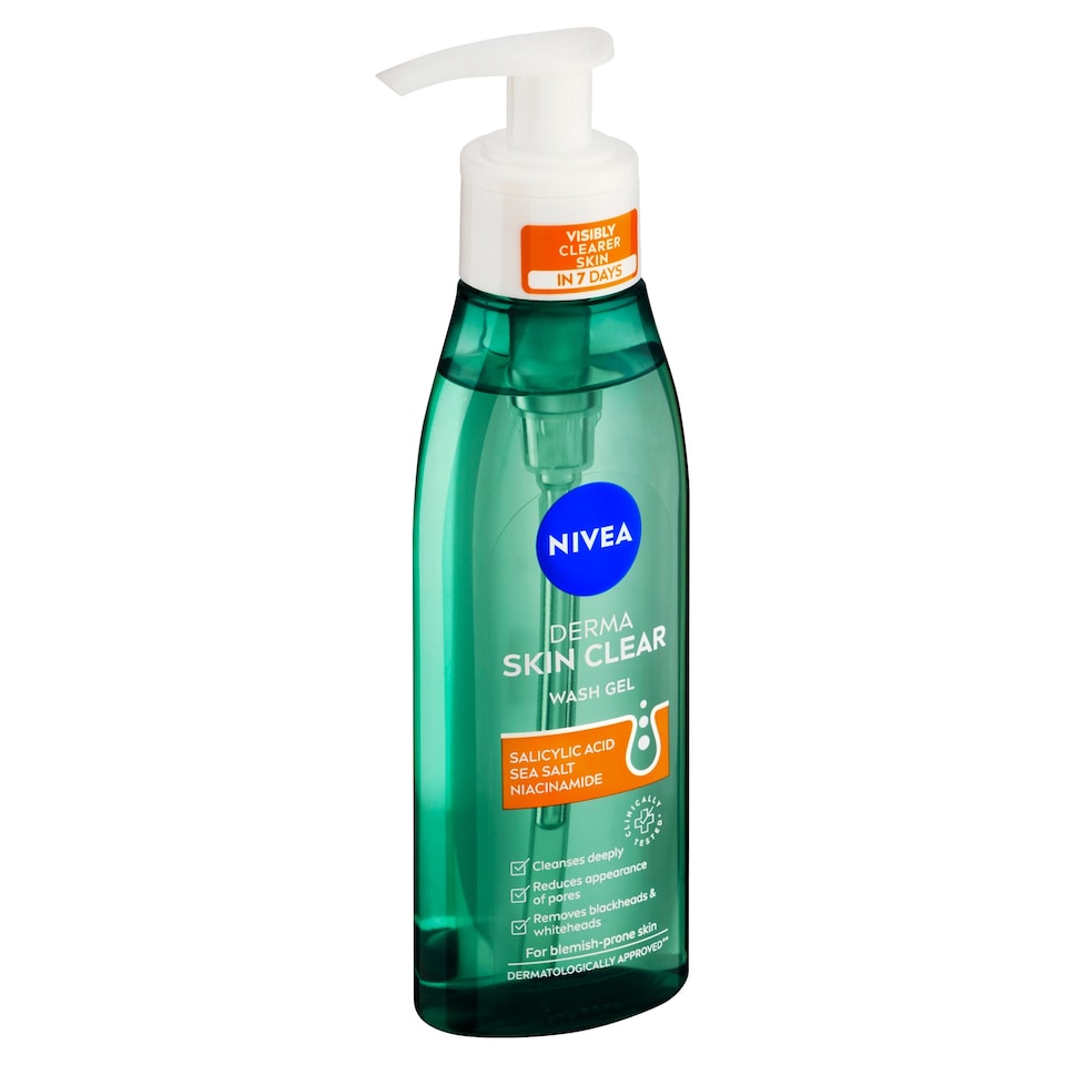image 1 of Nivea Derma Skin Clear Wash Gel 150ml