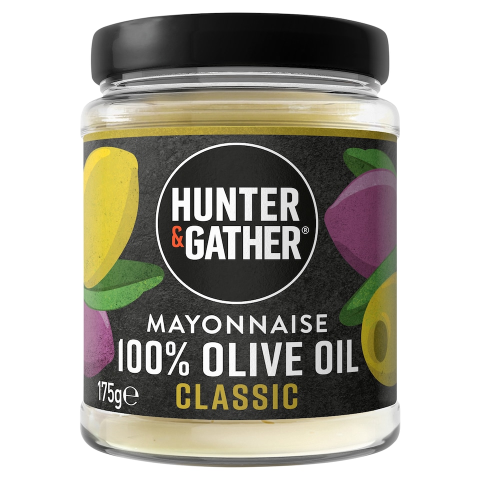 Hunter & Gather 100% Olive Oil Mayonnaise Classic 175g
