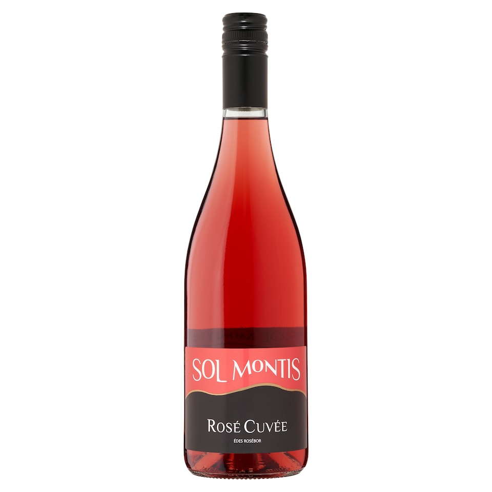 Sol Montis Felső-Magyarországi Rosé Cuvée édes rozébor 12,5% 0,75 l