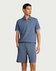 image 3 of F&F Side Stripe Zip Pocket Shorts in Blue