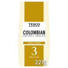 Tesco Colombian Ground Coffee 227G