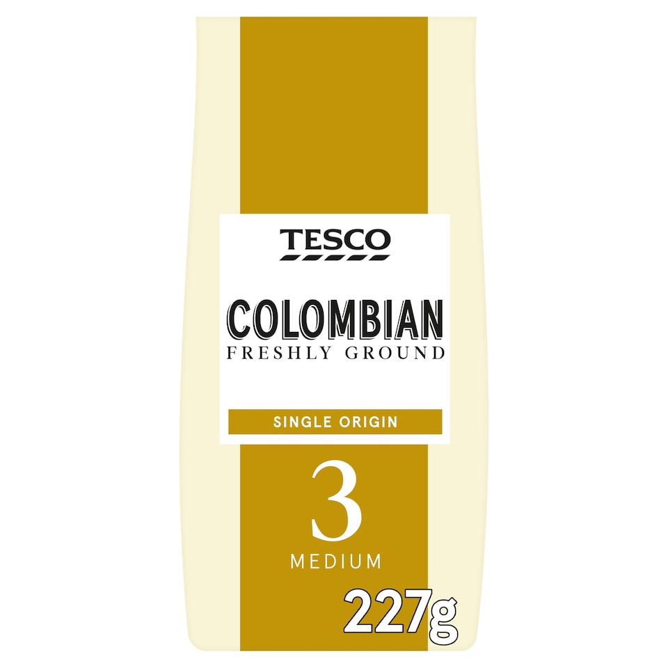 Tesco Colombian Ground Coffee 227G