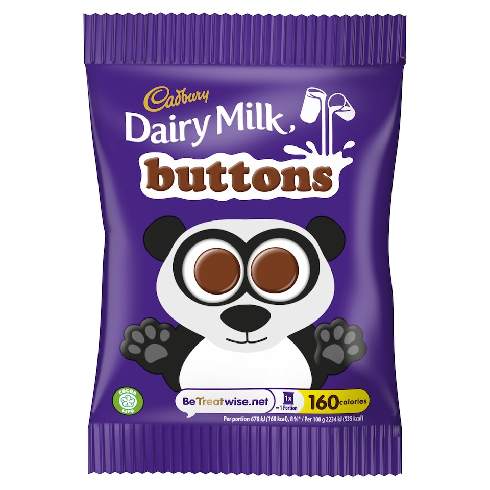 Cadbury Dairy Milk Buttons 30G