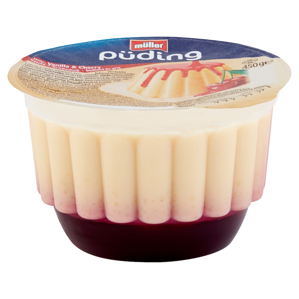 Müller grízpuding meggy ízű öntettel 450 g 1. kép