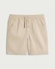 image 4 of F&F Boys Cotton Rich Drawstring Shorts in Stone