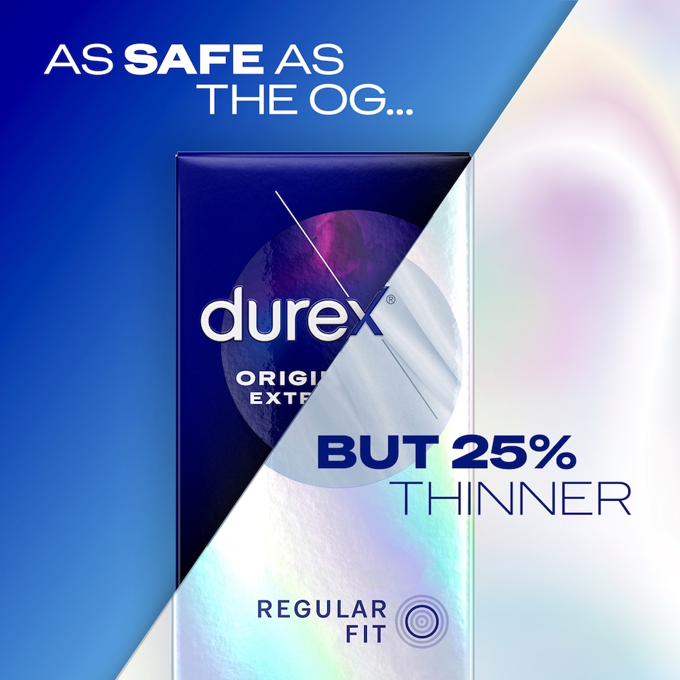 image 1 of Durex Nude Extra Lube 12 Condoms