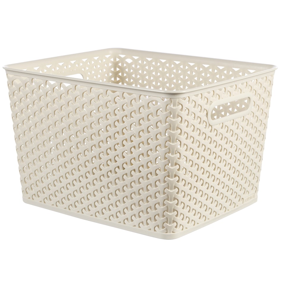 CURVER MYSTYLE WHITE BASKET LARGE