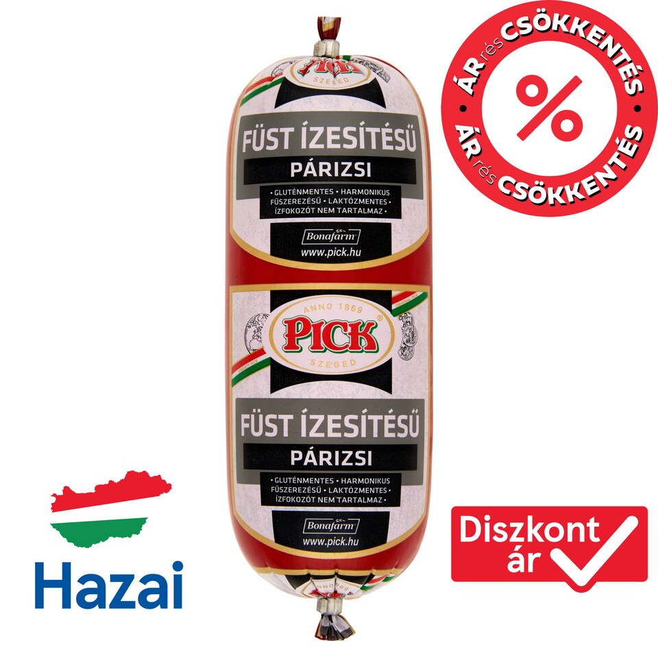 PICK Füst ízesítésű párizsi 400 g  1. kép