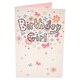 image 1 of Best Wishes Birthday Card Girl
