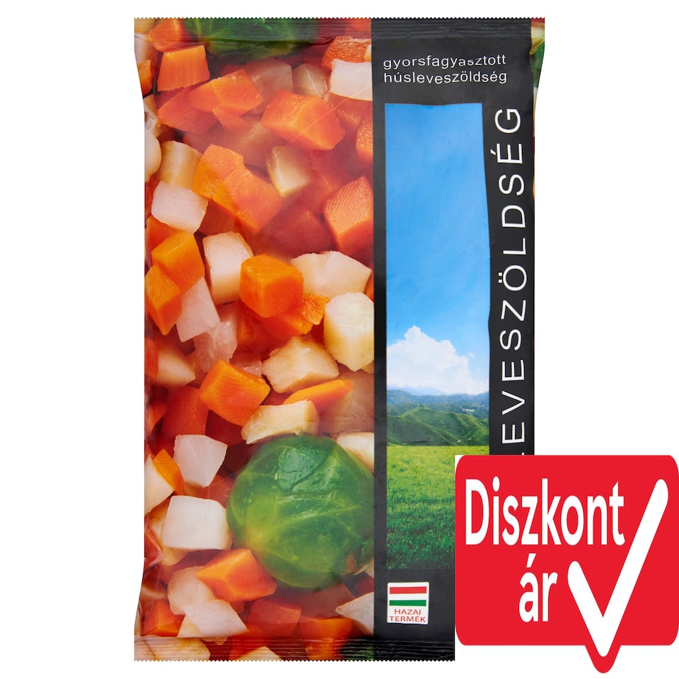 Gyorsfagyasztott húsleveszöldség 1000 g