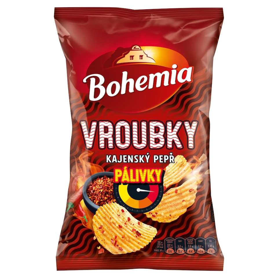 Bohemia Ridges Cayenne Pepper Hot 120g