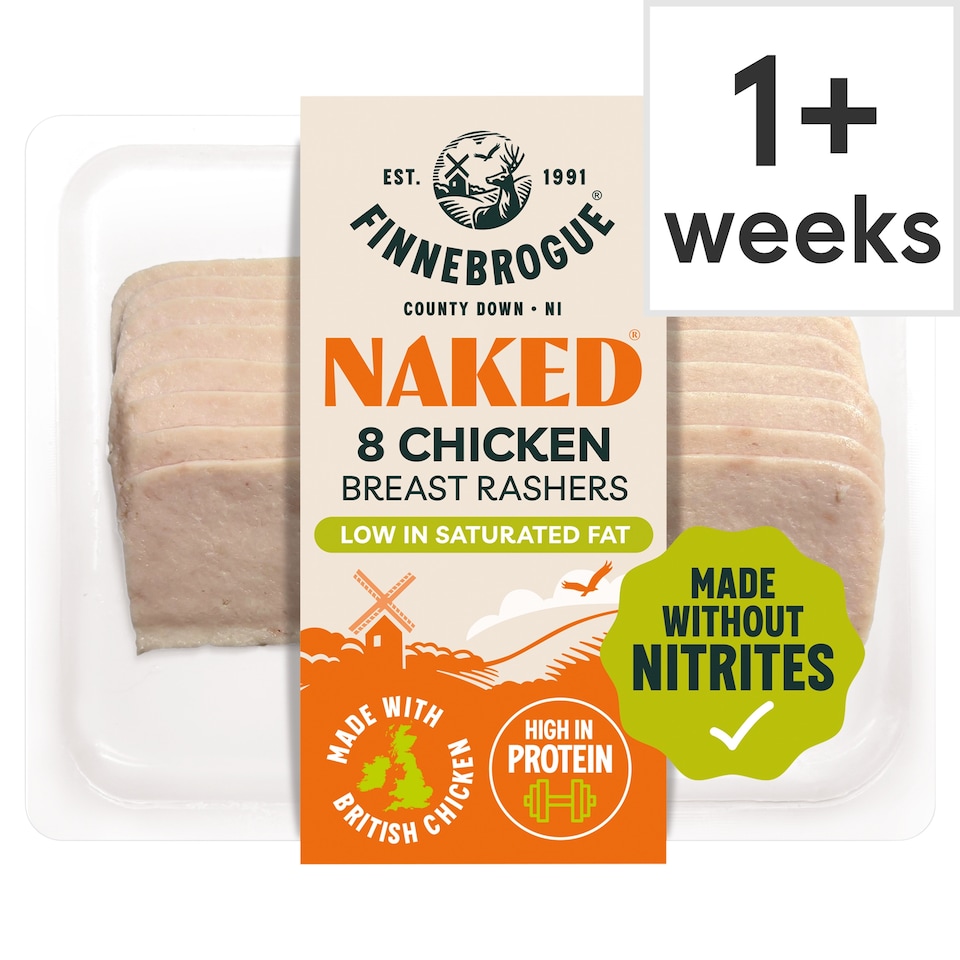 FINNEBROGUE Naked 8 Chicken Rashers 200g