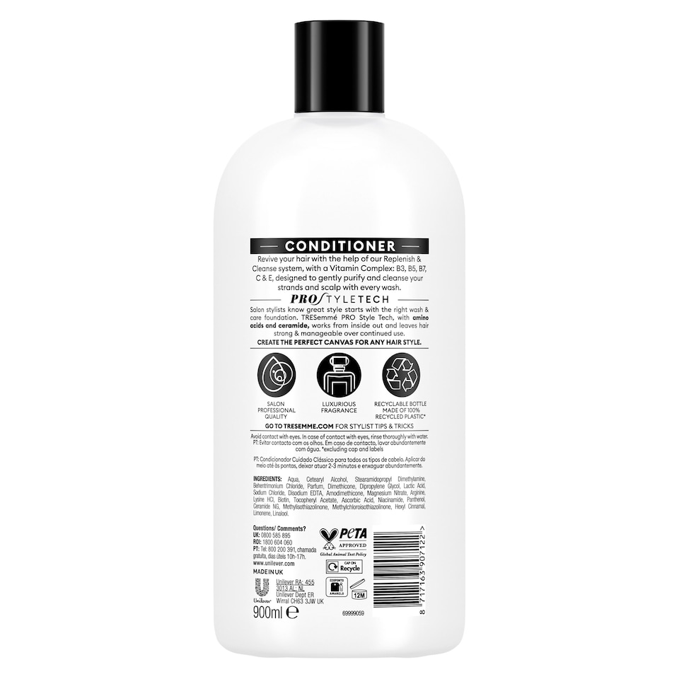 image 1 of Tresemme Remoisturising Conditioner 900Ml