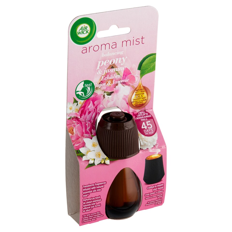 obrázok 1 z Air Wick Aroma Mist náplň pre aroma difuzér pivoňka a jazmín 20 ml