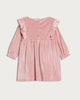 image 2 of F&F Baby Ruffle Detail Long Sleeved Dress in Pink