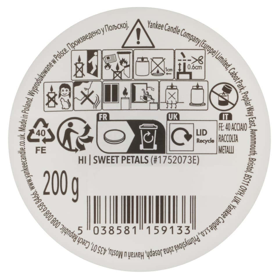Obrázek 1 pro produkt Yankee Candle Home Inspiration Sweet Petals 200g