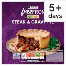 Tesco Free From Steak and Gravy Pie 200g